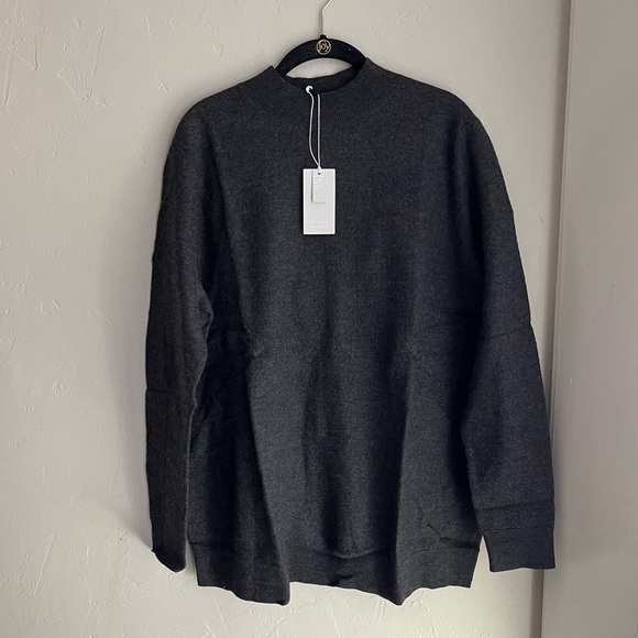 🖤COS BOW BACK CHARCOAL SWEATER S M L - Picture 6 of 7